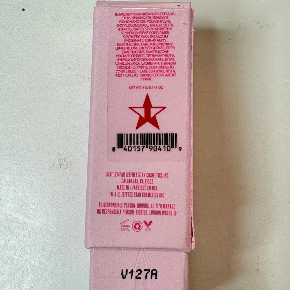 Jeffree Star Velvet Trap Lipstick - Cherry Soda 3.3 g NWB